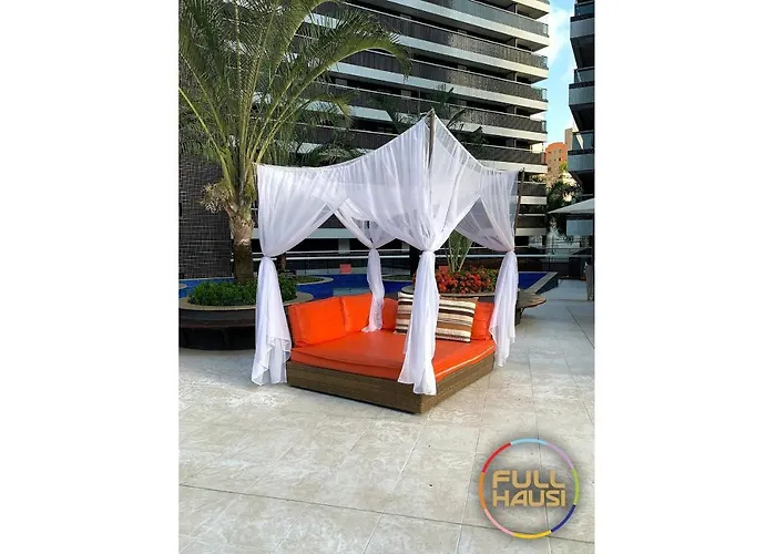 Landscape Flat Charmoso Condominio Na Beira Mar